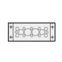 KEL-DPZ 24/16 multiple cable entry plate, grey (43725)